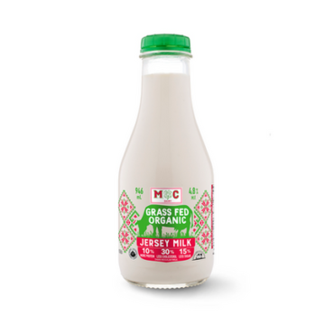 Grass-Fed, Organic Jersey Milk