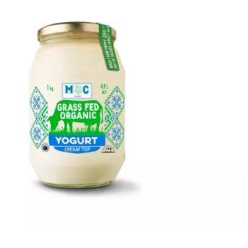 Grass-Fed, Organic Yogurt