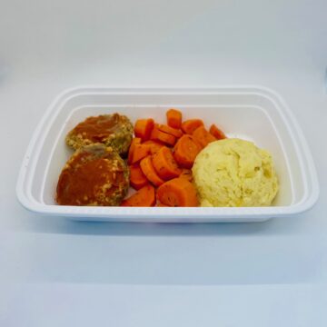 Mini Glazed Meatloaf Dinner