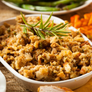 Gramma's Healthy Stuffing (Gluten Friendly Option Available)