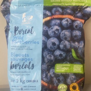 Frozen Canadian Boreal Wild Blueberries