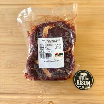 Duck Creek Farm | Grass-Fed Bison - Ribeye Steak
