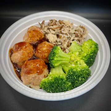 Teriyaki Pork Meatballs - Single Serve Gluten Friendly