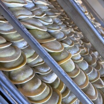 Ravioli di Spinaci/Ricotta - Spinach & Ricotta Stuffed Ravioli