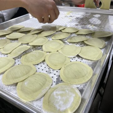 Ravioli di Funghi - Local mushroom stuffed ravioli