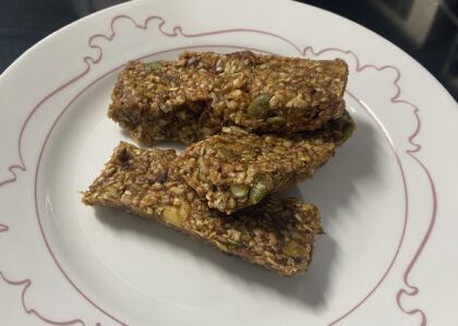 Vegan Date Almond Granola Bars