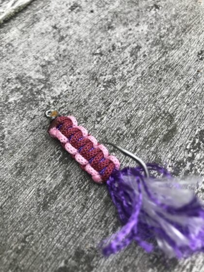 Purple/Pink/Burgundy Fishing Lure - Image 2
