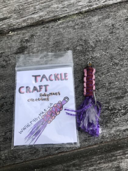 Purple/Pink/Burgundy Fishing Lure - Image 3
