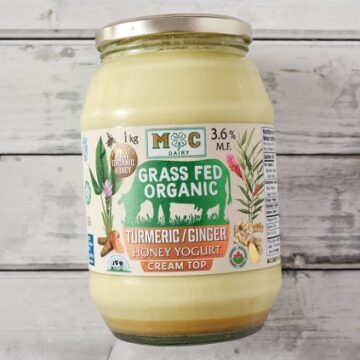 MC Dairy, Grass-Fed Honey Turmeric/Ginger Yogurt