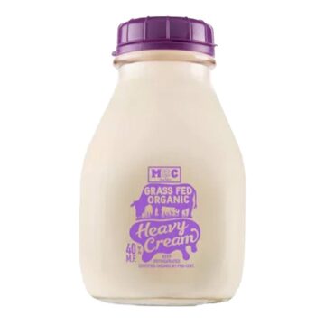 MC Dairy, Grass-Fed, Organic Heavy Cream 40%