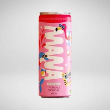 CAFFEINATED ORGANIC ENERGY DRINK / YERBA MATE / MANA