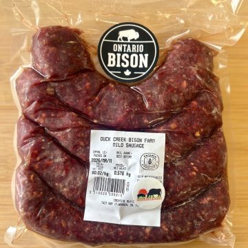 Duck Creek Farm | Grass-Fed Bison - Mild Italian Sausages