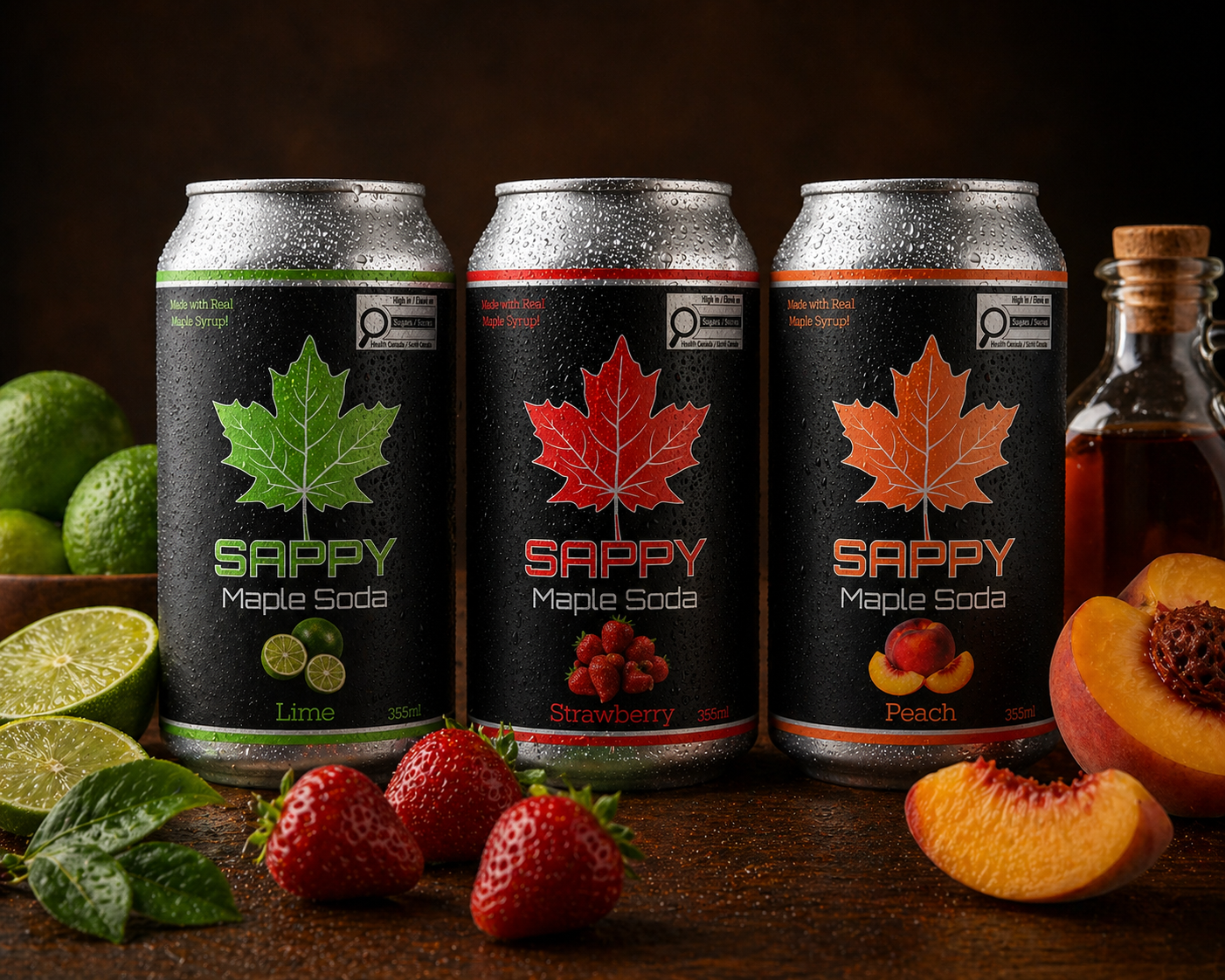 Sappy Assorted 6 Pack- 355ml Cans